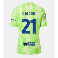 Pánský Fotbalový dres Barcelona Frenkie de Jong #21 2024-25 Třetí Krátký Rukáv